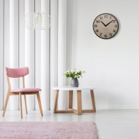 Drevené nástenné hodiny Elegante Flex z227-1d2-1-x svetlohnedé, 30 cm