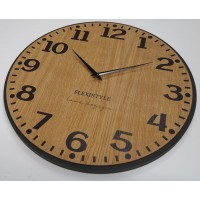 Drevené nástenné hodiny Elegante Flex z227-1d-1-x tmavohnedé, 50 cm Drevené nástenné hodiny Elegante Flex z227-1d-1-x tmavohnedé, 50 cm