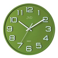 Nástenné hodiny JVD Sweep HX2472.2 zelené, 31 cm Nástenné hodiny JVD Sweep HX2472.2 zelené, 31 cm