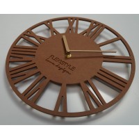 Nástenné hodiny Loft Piccolo bronze Flex z219-9a-dx, 30 cm