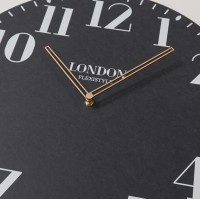 Drevené nástenné hodiny London Retro Flex z222_1-dx, 50 cm