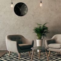 Nástenné akrylové hodiny Slim Flex z111a-1-0-x, 30 cm, čierne lesklé Nástenné akrylové hodiny Slim Flex z111a-1-0-x, 30 cm, čierne lesklé