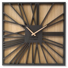 Nástenné ekologické hodiny Square Loft Flex z226-1d-dx, 50 cm