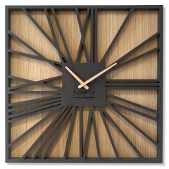 Nástenné ekologické hodiny Square Loft Flex z226-1d-dx, 50 cm Nástenné ekologické hodiny Square Loft Flex z226-1d-dx, 50 cm