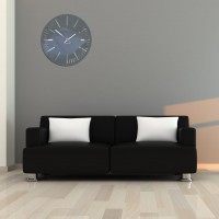 Nástenné akrylové hodiny Trim Flex z112-1a0-x, 30 cm, sivé