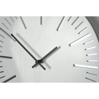 Nástenné akrylové hodiny Trim Flex z112-2-0-x, 30 cm, biele
