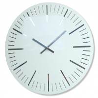 Nástenné akrylové hodiny Trim Flex z112-2-0-x, 50 cm, biele
