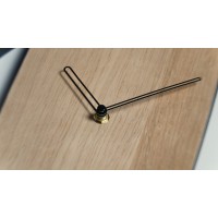 Dubové nástenné hodiny Wood oak 2 Flex z215-1d-1-x v, 32 cm