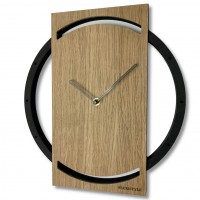 Dubové nástenné hodiny Wood oak 2 Flex z215-1d-1-x v, 32 cm