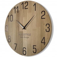 Drevené nástenné hodiny Natur dub Flex z228-d-1, 50 cm Drevené nástenné hodiny Natur dub Flex z228-d-1, 50 cm