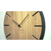 Drevené nástenné hodiny Wood art Flex z216-1d-1, 30 cm