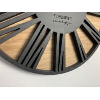Nástenné ekologické hodiny Roman Loft Flex z213-1d-dx, 50 cm Nástenné ekologické hodiny Roman Loft Flex z213-1d-dx, 50 cm