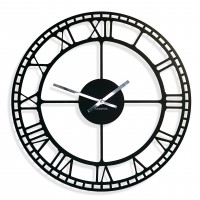 Nástenné hodiny Vintage Retro, kovové, FLEXz21a, 50cm