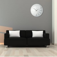 Nástenné akrylové hodiny Trim Flex z112-2-0-x, 30 cm, biele