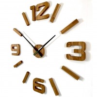 Nástenné hodiny z dubu Eko z540g-130-d-1-x, 130cm 