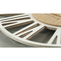 Nástenné hodiny Piccolo biele z219-2d-2-x 30 cm