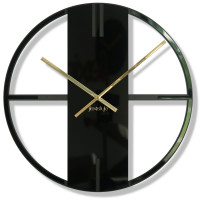 Nástenné hodiny Unique 50cm, Flexistyle z21f čierna