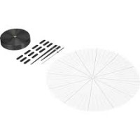 Nástenné hodiny Renkforce HD-W-83429, 40cm čierne Nástenné hodiny Renkforce HD-W-83429, 40cm čierne