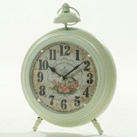 Stolové hodiny motív Budík Cream, Flor0053, 22cm Stolové hodiny motív Budík Cream, Flor0053, 22cm