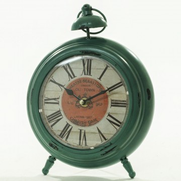Stolové hodiny motív Budík Antik Green, Flor0054, 28cm