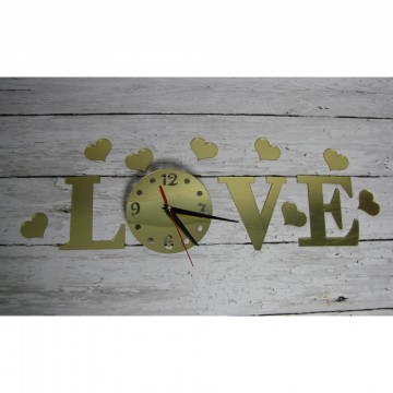 Nalepovacie nástenné hodiny Love 7A7, 50cm Nalepovacie nástenné hodiny Love 7A7, 50cm