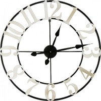 Designové nástenné hodiny White dial, 70cm