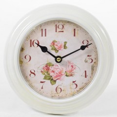 Nástenné hodiny Flor0083, Ruže, 21cm