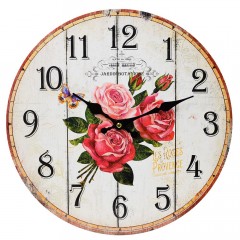 Nástenné hodiny, Flor0117, Jardin Botanique, 34cm