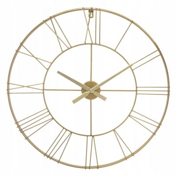 Nástenné kovové hodiny Atmosphera Vintage 977B, 70 cm, zlaté