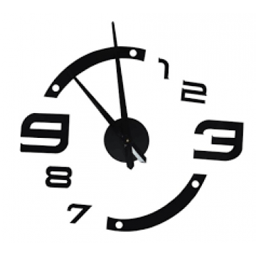 3D Nalepovacie hodiny DIY Clock, gotq70h, 80-130cm