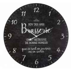 Nástenné vintage hodiny Brasserie Atmosphera 2366, 57 cm