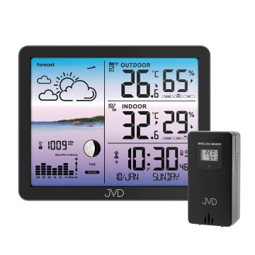 Rádiom riadená meteorologická stanica JVD RB3566.1 Rádiom riadená meteorologická stanica JVD RB3566.1