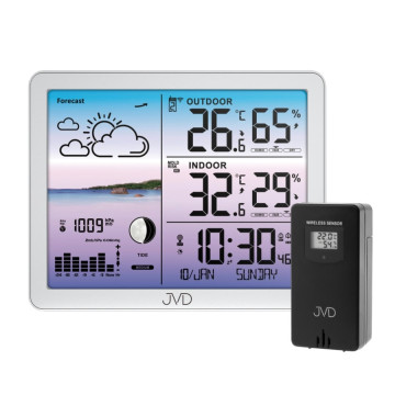 Rádiom riadená meteorologická stanica JVD RB3566.2 Rádiom riadená meteorologická stanica JVD RB3566.2