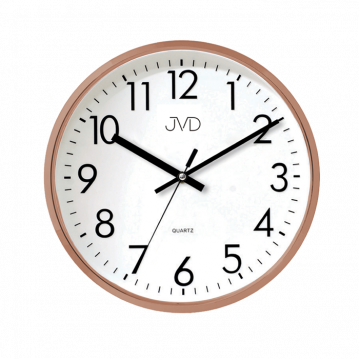 Nástenné hodiny JVD HA43.3, ROSEGOLD, 33cm