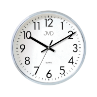 Nástenné hodiny JVD HA43.1 strieborné, 33cm