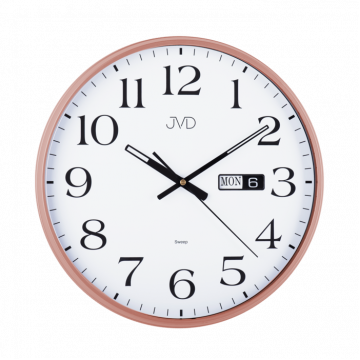 Nástenné hodiny JVD sweep HP671.5 Rosé 36cm Nástenné hodiny JVD sweep HP671.5 Rosé 36cm