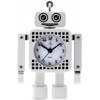 Tichý netikajúcí detský budík JVD ROBOT SRP2304.2, 16cm Tichý netikajúcí detský budík JVD ROBOT SRP2304.2, 16cm