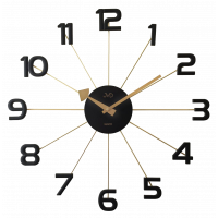 Dizajnové nástenné hodiny JVD HT072.2, 49cm