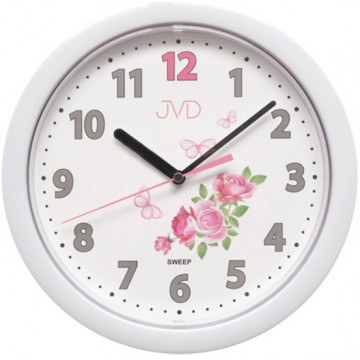 Nástenné hodiny JVD sweep HP612.D1, 25cm