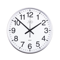 Nástenné hodiny JVD HP684.1 strieborné, sweep, 31cm