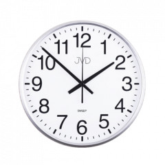 Nástenné hodiny JVD HP684.1 strieborné, sweep, 31cm