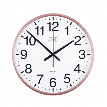 Nástenné hodiny JVD HP684.3 Rosé, sweep, 31cm Nástenné hodiny JVD HP684.3 Rosé, sweep, 31cm