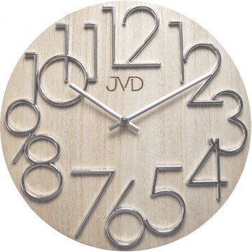 Nástenné hodiny drevené JVD HT99.2, 30cm