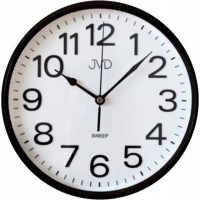 Nástenné hodiny JVD HP683.5 hnedé, sweep, 26cm