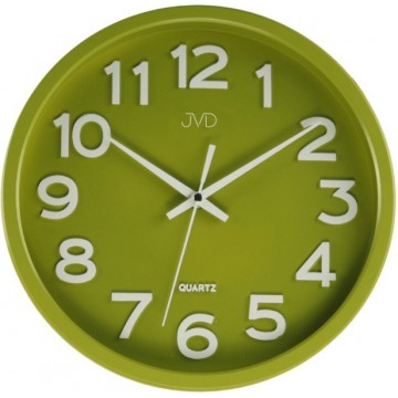 Hodiny JVD HX2413.4, zelené  30cm