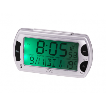 Rádiom riadený budík JVD RB358