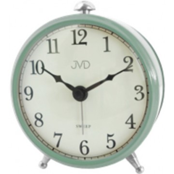 Ručičkový budík JVD SRP2509.3 sweep, 10cm