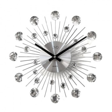 Nástenné hodiny JVD HT111.1, 35cm strieborná Nástenné hodiny JVD HT111.1, 35cm strieborná