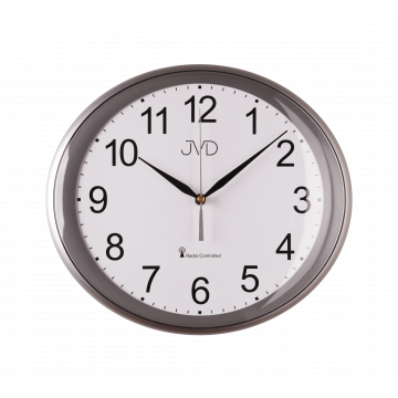 Nástenné hodiny JVD RH64.3 strieborná 30 cm Nástenné hodiny JVD RH64.3 strieborná 30 cm