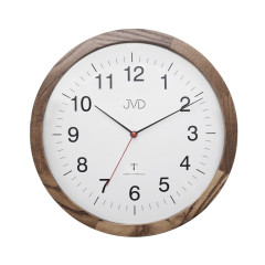Drevené rádiom riadené hodiny JVD NR22009/78, 30cm Drevené rádiom riadené hodiny JVD NR22009/78, 30cm